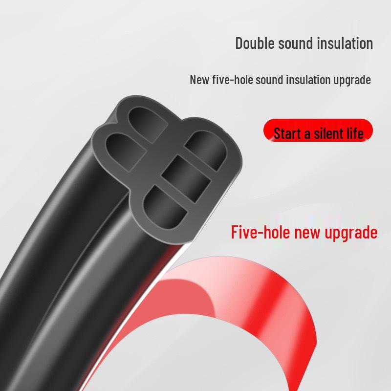B-Type Double Layer Car Sound Insulation Sealing Strip for Noise Reduction