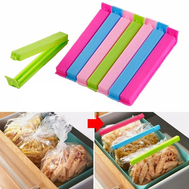 15 Pieces/lot Home Storage Organizer Kitchen Tool Food Snack Sealing Bag Clips
