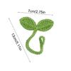 Creative Knitted Crochet Leaf Sprout Data Cable Straps Cute Headphone Accessory