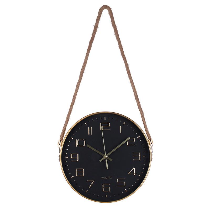 Clocks, Living Room, Silent Wall Clock, Simple and Fashionable Wall-mounted Clock, Home Three-dimensional Digital 12 Inches 30CM