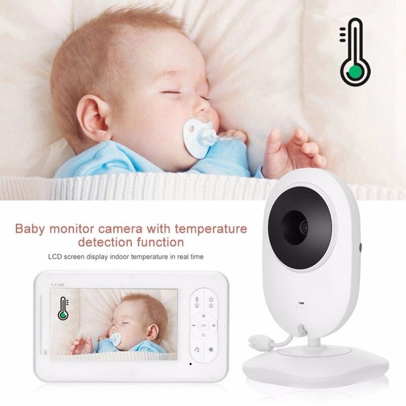 4.3 Inch Baby Monitor High Color Resolution Wireless Video  2 Way Talk Baby Nanny Security Camera Temperature MonitorinA