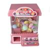 Mini Puppen Greifautomat Cooles Licht Musik Elektrischer Eierschalen Greifer Spielzeug für Party Rosa