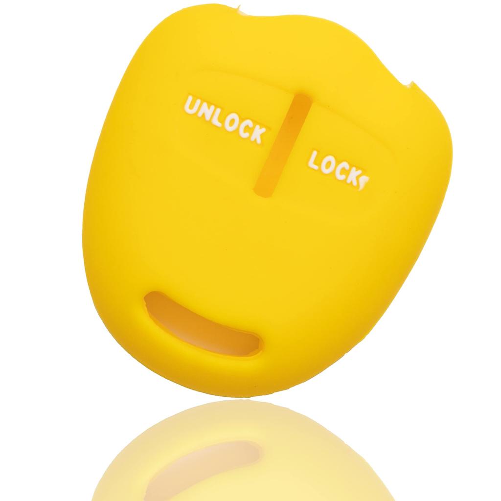 MALAKO Nissan Mitsubishi Mitsubishi Silicone Cover for Keyless Skis, 2 Buttons, Black, Days Luokes,