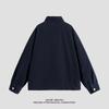 Pure Cotton Jacket for Men's New Jacket Solid Color American Wash-out Standing Collar Men's Spring and Autumn Clothing
