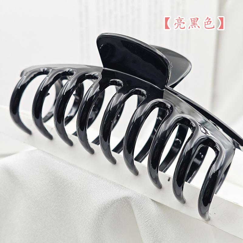 Popular Hairpin Large Keel Grab Clip Leopard Print Hair Claw Disc Hair Headgear Back Head Hair Accessories Shark Clip
