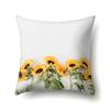 Simple Style Floral Print Pillow Cover Home Decoration Living Room Sofa Cushion Cover Office Chair Bedroom Room Decoration