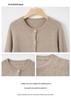 Autumn Retro Soft Knit Button-Up Cardigan - Standard Fit