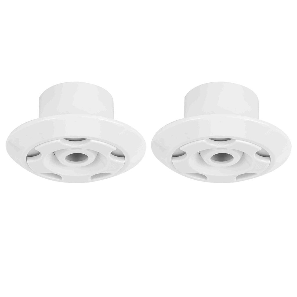 2PCS Pool Jet Nozzle 2 Inch 360 Degrees Rotating Adjustable Massage Water Outlet Nozzle for Spa Swimming Pool