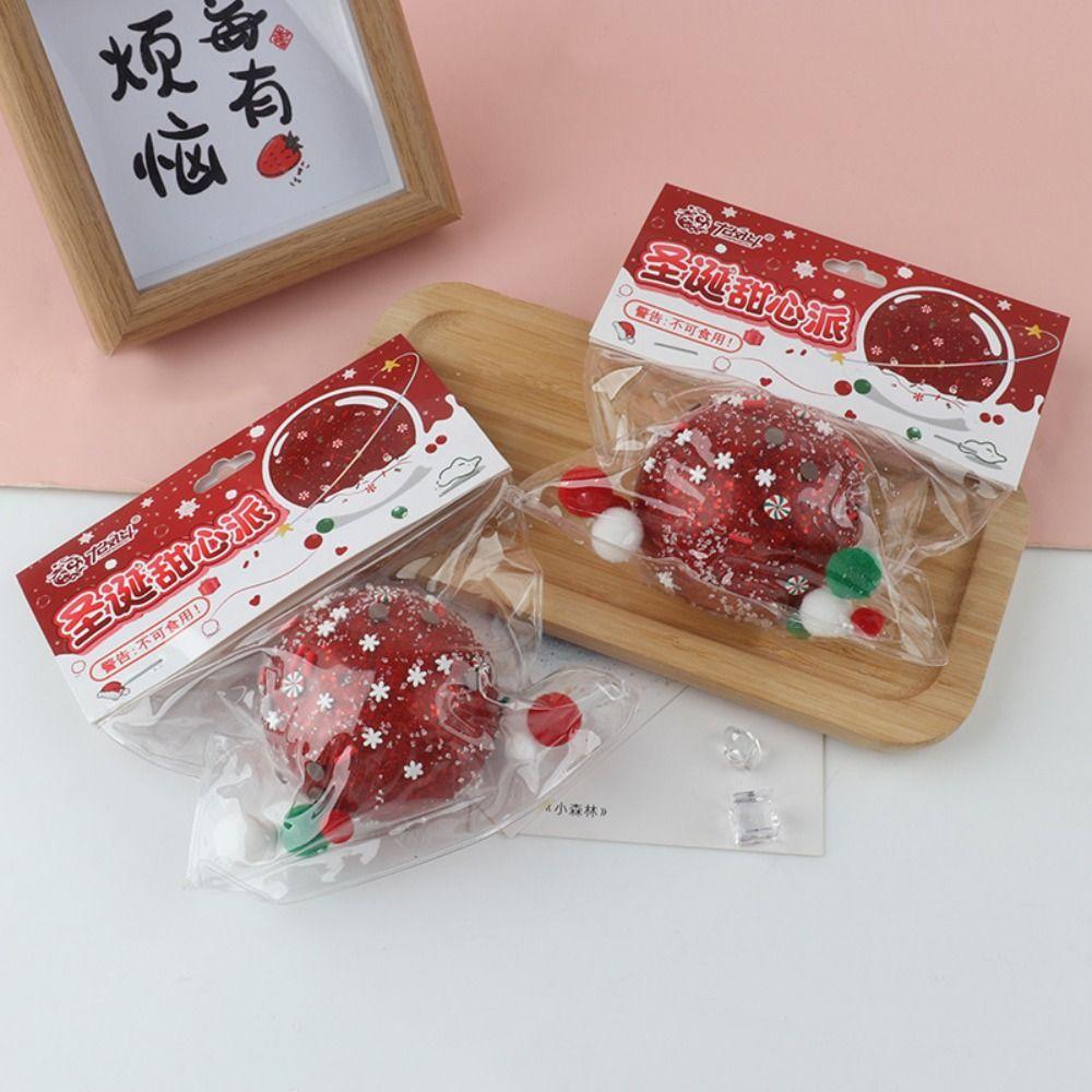Silicone Cartoon Fidget Toy Slow Rebound Ball Pinch Toy Christmas Squeeze Toys  Practical Jokes