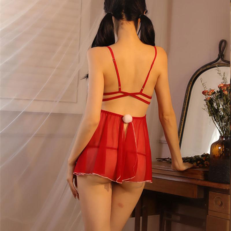 427 Christmas Gift Red Bridal Lingerie Plus Size Passionate Style