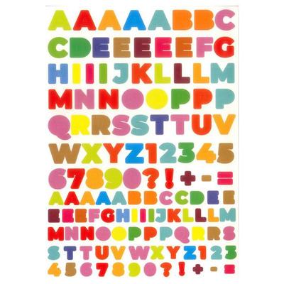 Alphabet Stickers - CTOP - Assorted - Bright Colors - 378 Pieces - 1 To 2 Cm