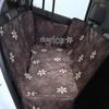 Dog Double-Layer Dirt-Resistant Car Seat Pad for Pets - Back Seat Cushion with Open Hole Design