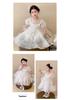 Girls' Dress, Summer New Style, High-end and Western-style, Children's White Birthday Dress, Princess Dress