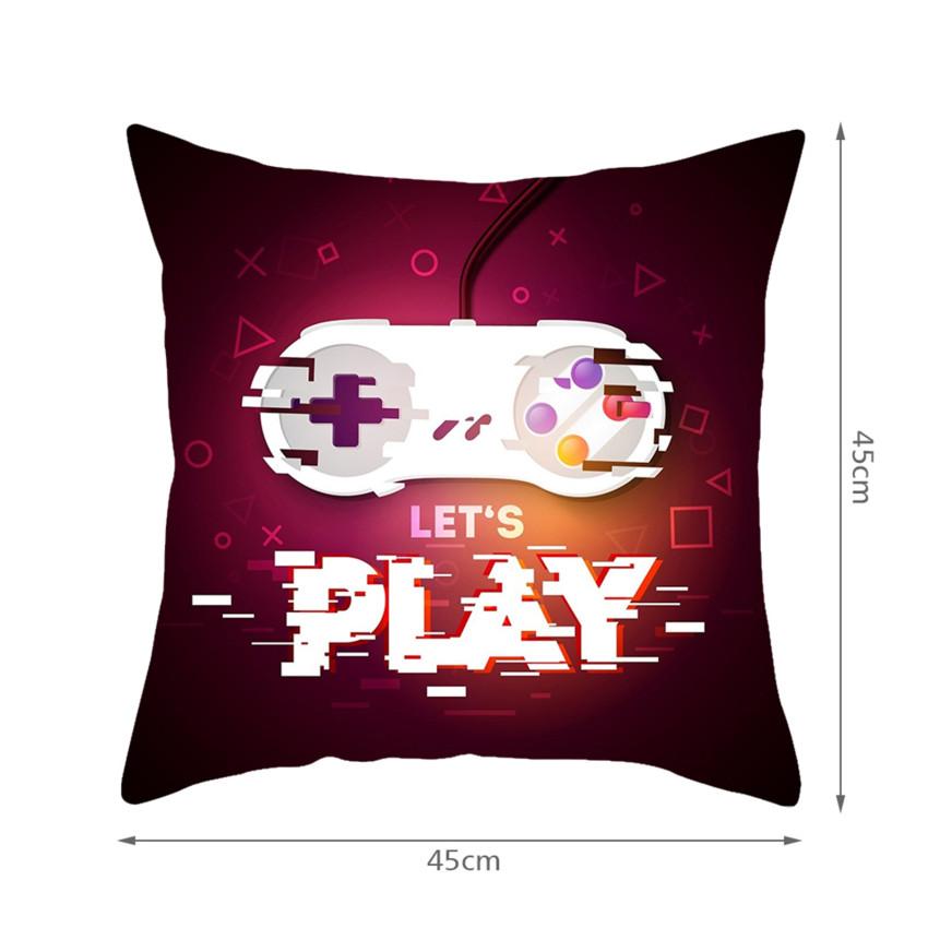 RZN gra peryferyjny Gamepad kluczowa poszewka na poduszkę poduszki dekoracyjne do salonu sypialnia Sofa poszewka na poduszkę na krzesło 45x45
