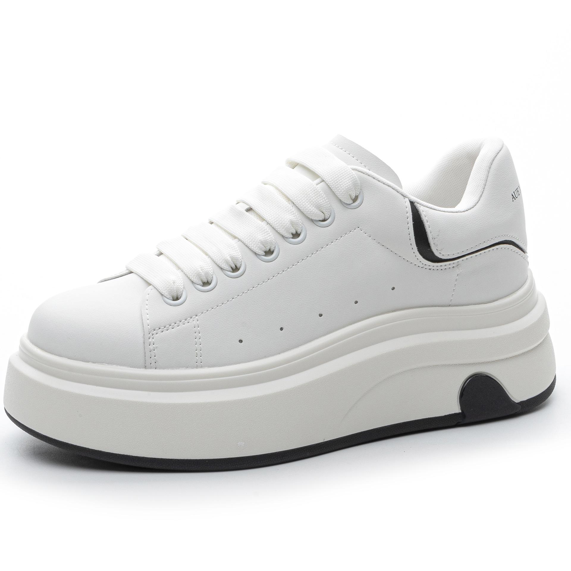 

Женские весенние кроссовки McQueen на толстой подошве, 2025, новый персонализированный дизайн, спортивная и повседневная обувь для женщин 40