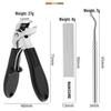 Angled Anti-Splash Ingrown Toenail Trimmers for Thick Nails