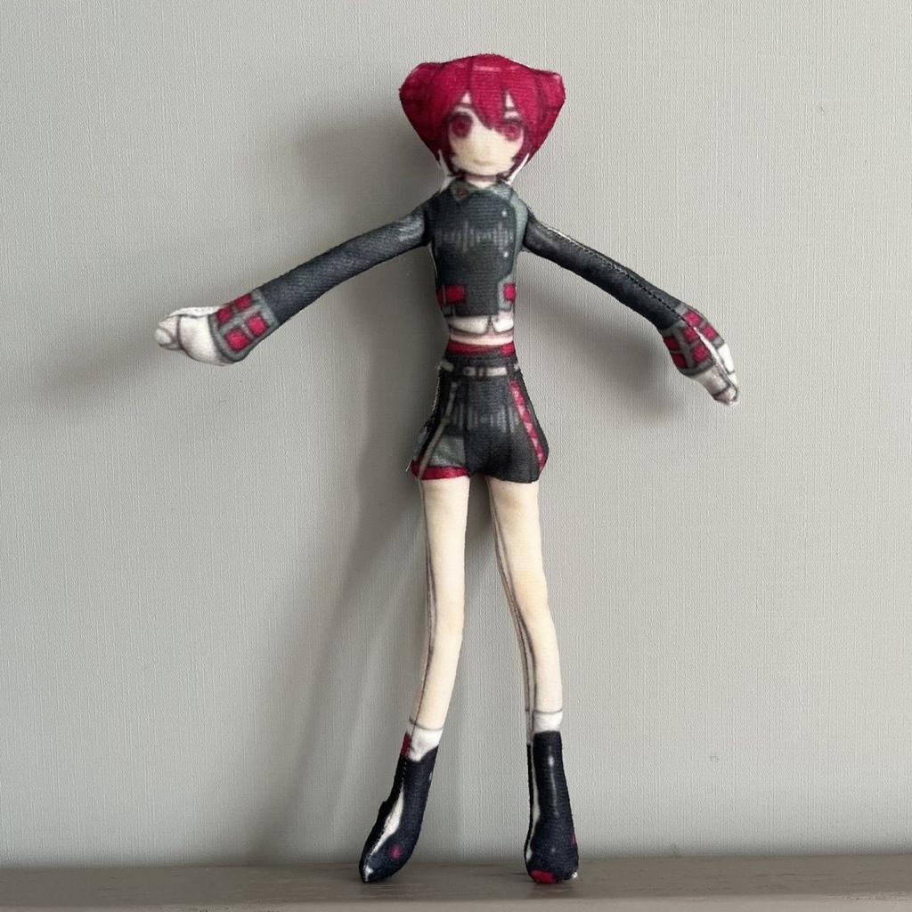 Anime Kasane Teto Cosplay Doll Plush Stuffed Dolls Cute Figure Room Decoration Abstract Wire Skeleton Accessories Unisex Gifts