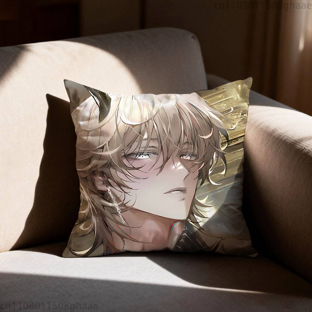 What In HELL Is Bad  Pillow Case Anti-dustmite Pillowcase Invisible Zipper Silky Short Plush Sofa Cushion Cover