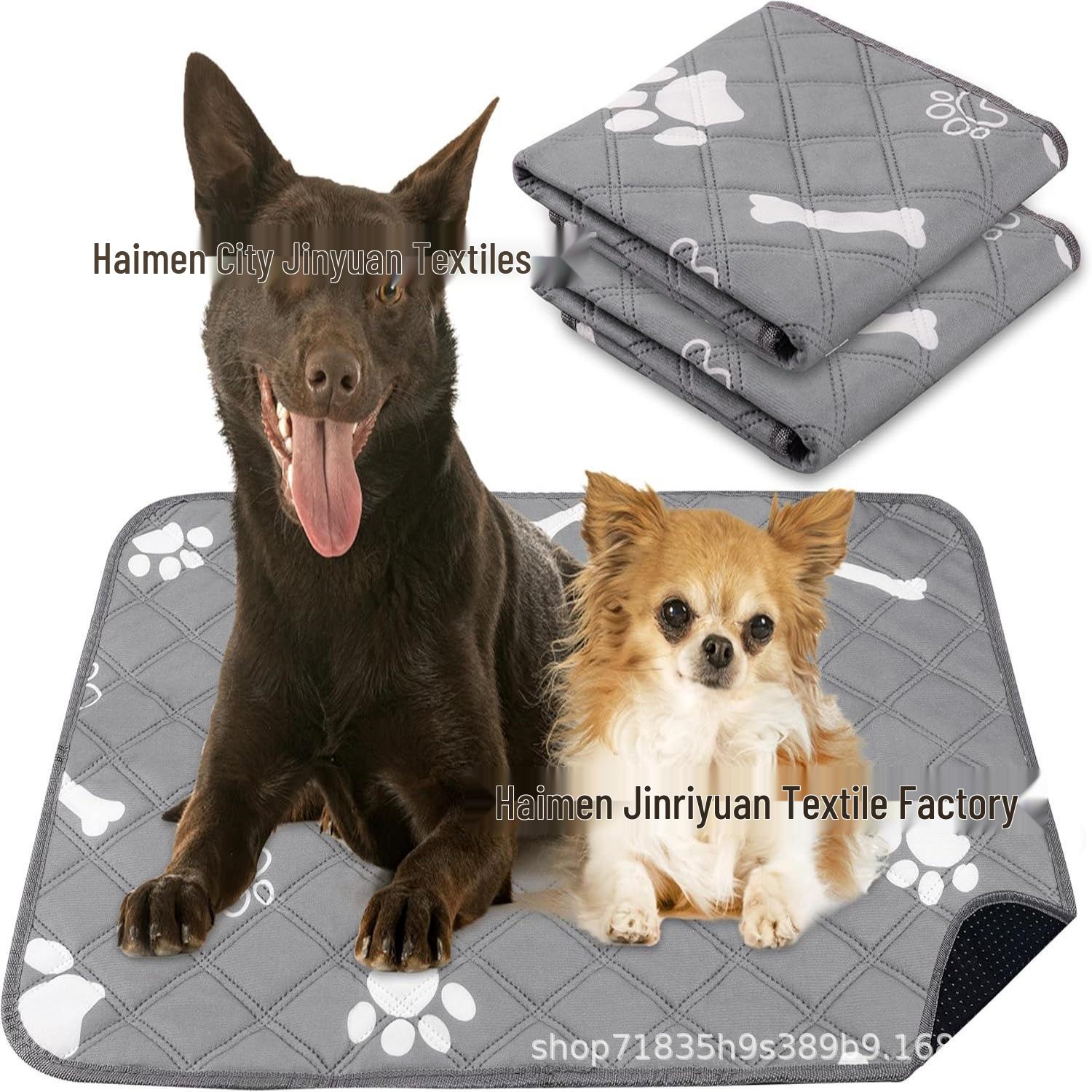 Reusable Waterproof Pet Training Pad - Absorbent, Washable Diaper for Cats & Dogs
