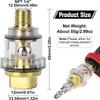 Transparent Oil Level Window Oil Lubricator Lubricator Inline Pneumatic Tool  Car Enthusiasts