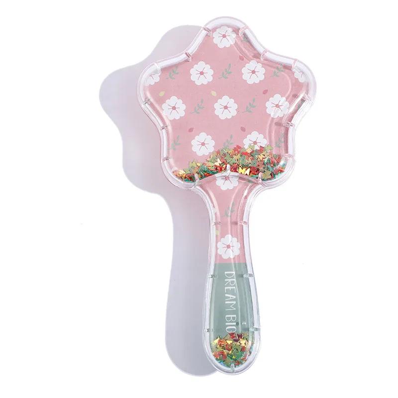 Cartoon Magic Comb Anti-static Massage Scalp Brush Hair Brushes Shower Massage Hairbrush Comb Sparkling Powder Comb