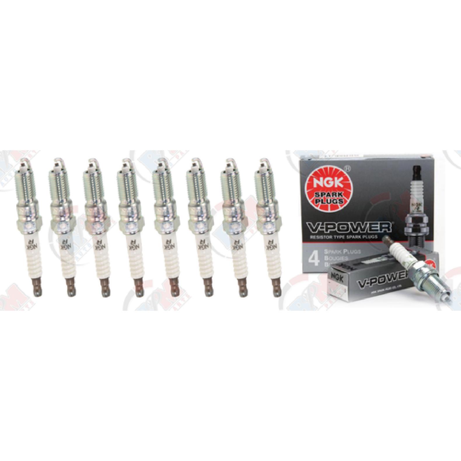 V-POWER  Spark Plugs Set of 8 for 1996-1999 Chevrolet C&K 1500 Suburban 5.7