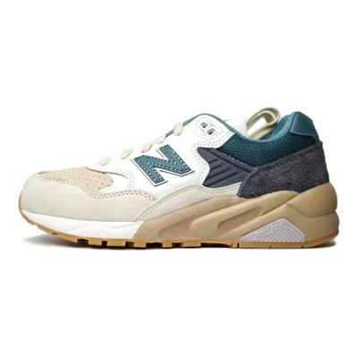 NB 580 Šnurovacie Nízkoprofilové Lifestyle Tenisky s Odpružením Unisex Tenisky Béžová Biela Tmavosivá MT580EEA