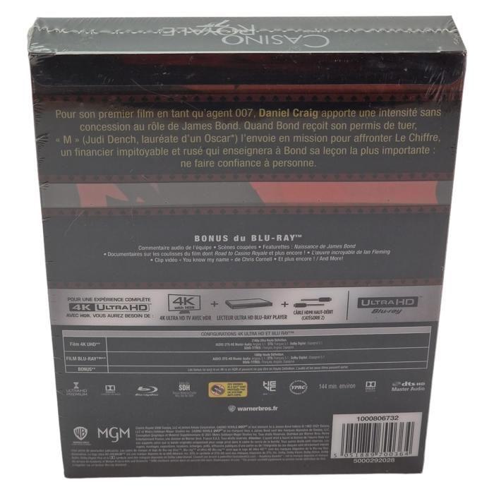 Casino Royale Edition Collector Steelbook 4K Ultra HD