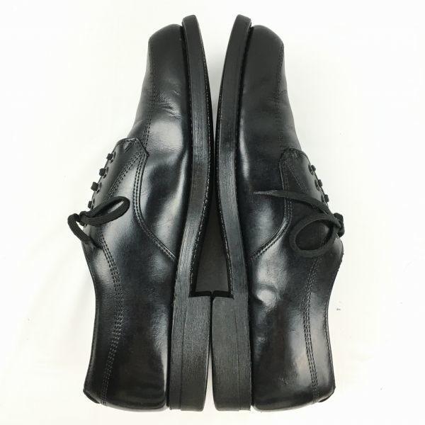 Rare USA Vintage WORK AMERICA Postman Shoes U-Tip Business Shoes Black Size 10AA Men's(USED)