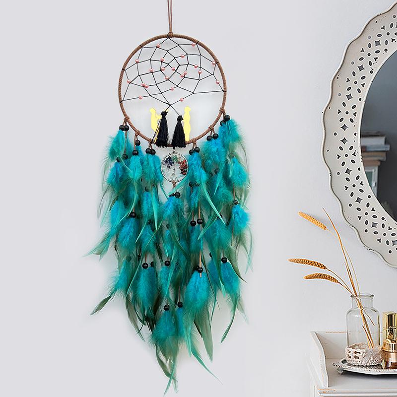 Dream Catcher Exquisite Hand-woven Wind Chimes Nordic Living Room Bedroom Decorations Wall Pendant Festival Gifts Home Accessory