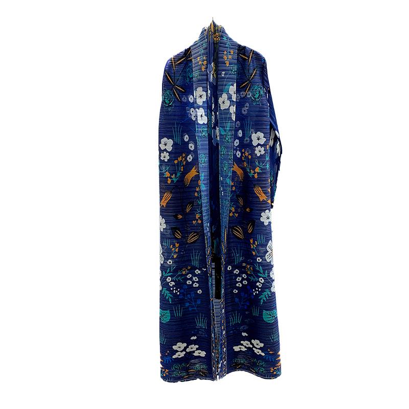 Women's Arab Dubai Hooded Robe with Scarf Collar Print for Middle East and Turkey Festivals
