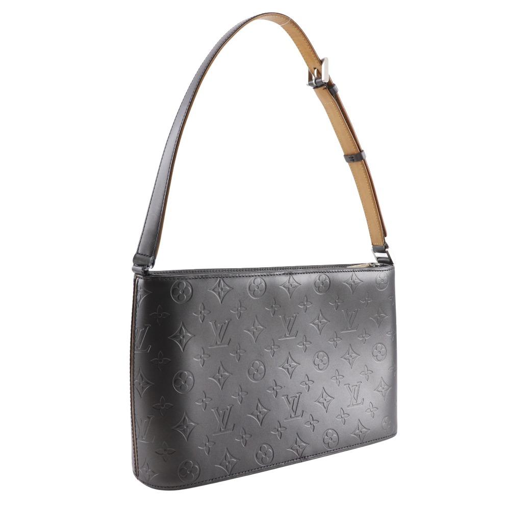Louis Vuitton Monogram Shoulder Bag M55122 Alston Noir Monogram Mat Unisex Used