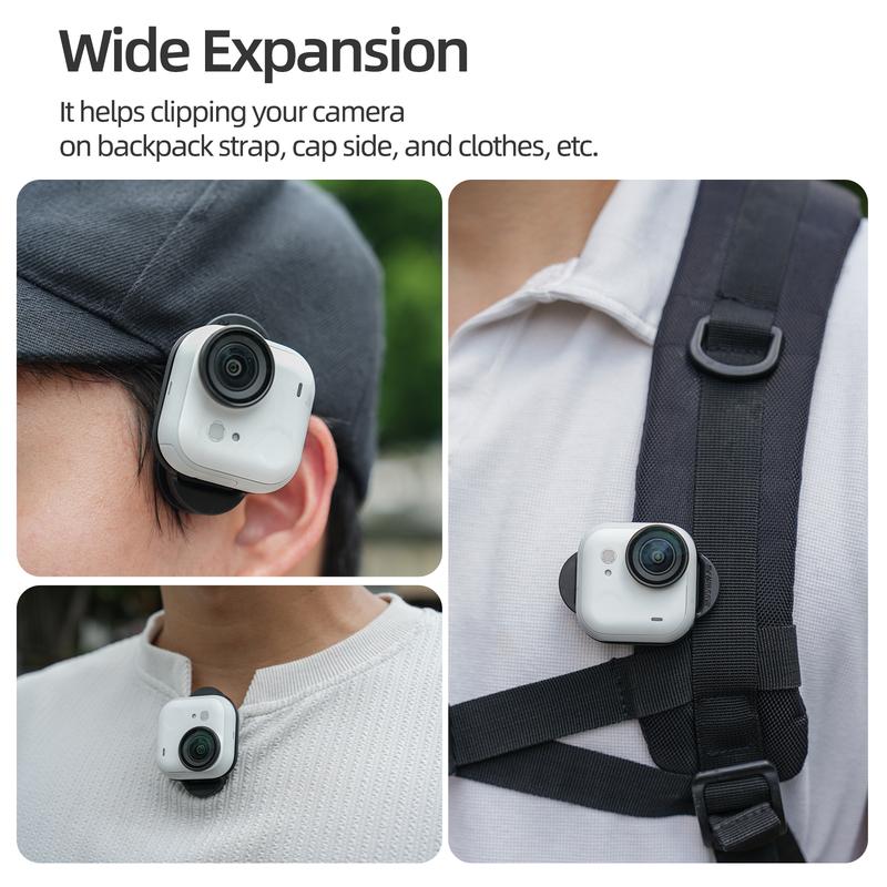 Camera Magnetic Cap Holder Quick Release Sport Hat Clip Camera Fixed Mount Clamp Quick Release for Insta360 Go Ultra Accessories