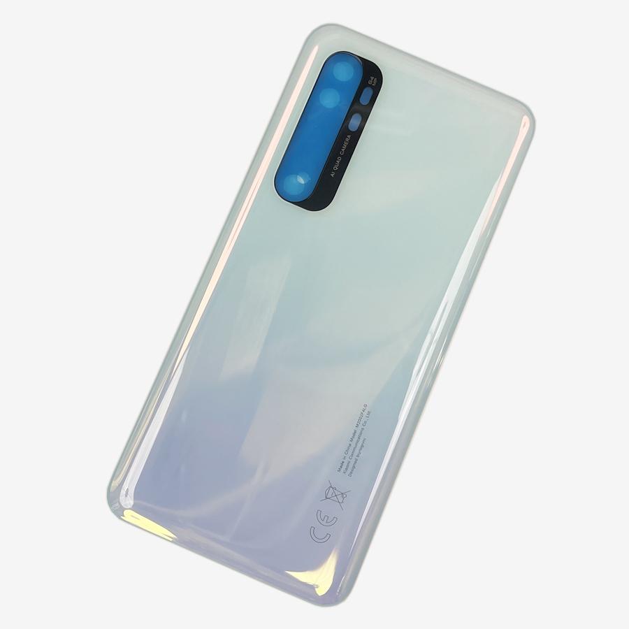 Original New For Xiaomi Mi Note 10 Lite Battery Cover Back Glass Panel Rear Housing For Mi Note 10 Lite Back Battery Cover