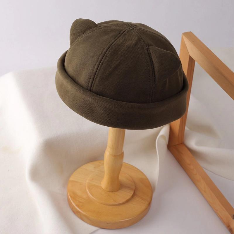 Cute cat ears melon hat children's versatile landlord hat street hip hop trendy hat sweet cool landlord hat