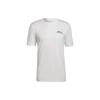 T-shirt Originali Manica a Spalla Cadente Uomo Bianca HC7143