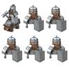 MOC Středověké Vojenské Stavební Kostky Elfský Bojovník Ork Rohan Gondor Rytíř Sada Postav Zvířecí Armáda Zbraň Luk Kuše Hračka