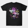 Men Black Print T-shirt Let'S Go To The Mall - Robin Sparkles No-Cut Transfer Paper Print Cotton Tshirt