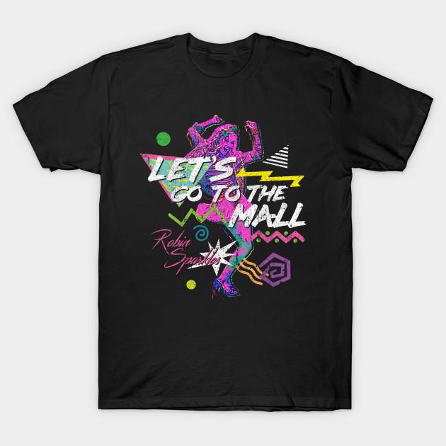 

Men Black Print T-shirt Let S Go To The Mall - Robin Sparkles No-Cut Transfer Paper Print Cotton Tshirt L чорний