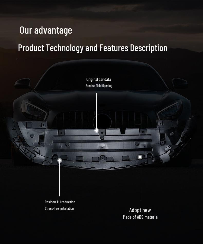 Mercedes CLA Klasse W118 Motorbeschermplaat Spatbord voor CLA200/CLA260 - Deel 1188854102