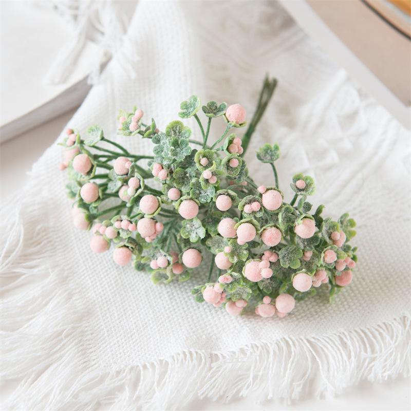 Diy Accessories Materials Simulation Flowers Mini Solstice Grass Small Foam Ball Material Forest Shooting Props Decoration Fake Flowers