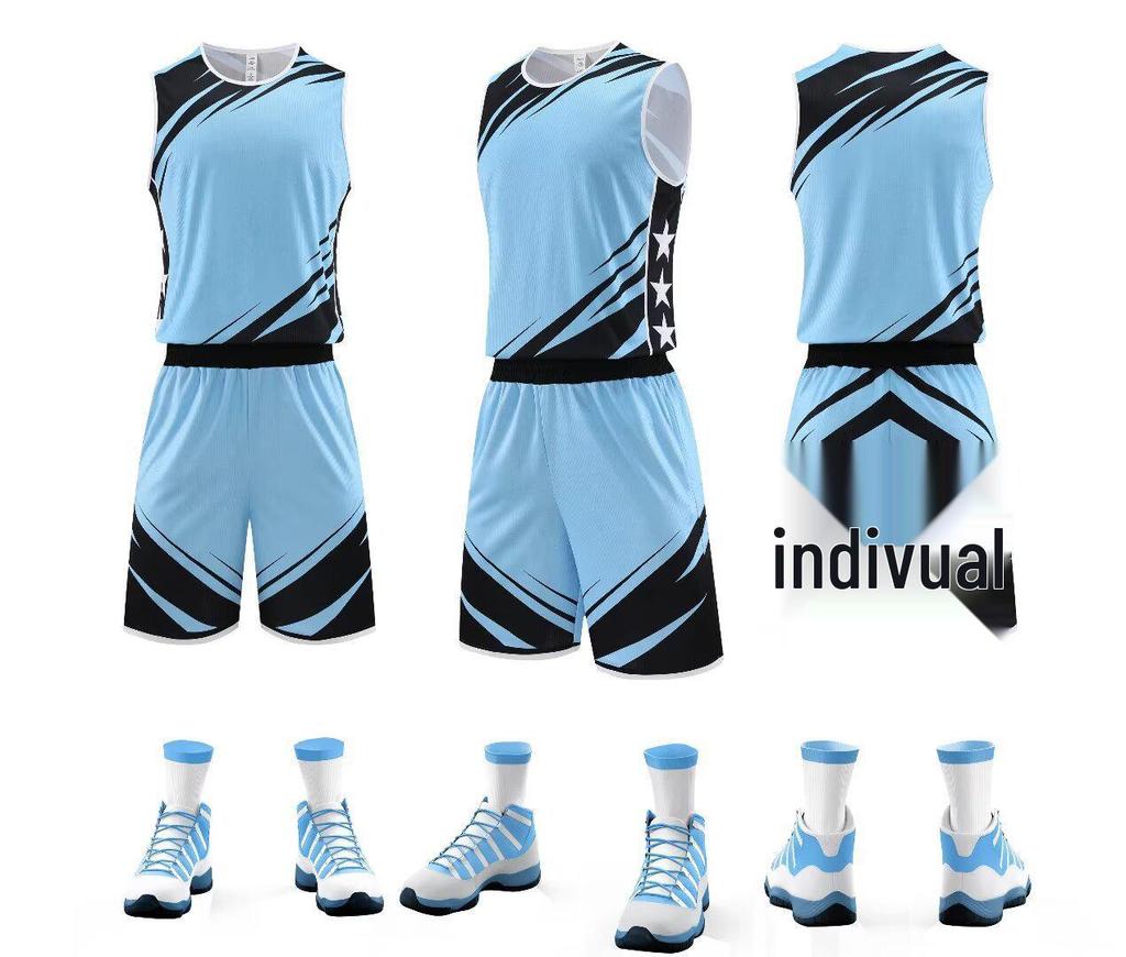 Quick-Dry Basketball Uniform Set for Adults & Kids - Custom Logo