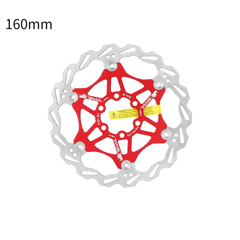 

Плавающая дисковая тормозная колодка для горного велосипеда, тормозной диск Six Nail 180 160 мм 203 мм 160mm красный