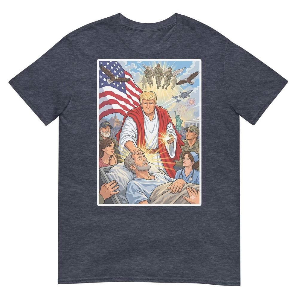 Trump As Jesus Patriotic Graphic Funny Unisex Unisex TShirt