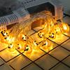 New Led Halloween Pumpkin/Little Ghost String Lights Decorative Atmosphere Lights Halloween Wall Decorations, Room Decoration Night Lights