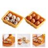 1:12 Ölçekli Dollhouse Yumurta Seti Dollhouse Minyatür Mini Yumurta Modelleri Tepsi ile Ev Mutfak Minyatür Yemek Oyuncak Paskalya Hediyesi