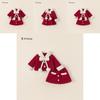 Cute Childrens Girl Dress Suit With Insulated Polyester Material And Button Closure For Winter Wear