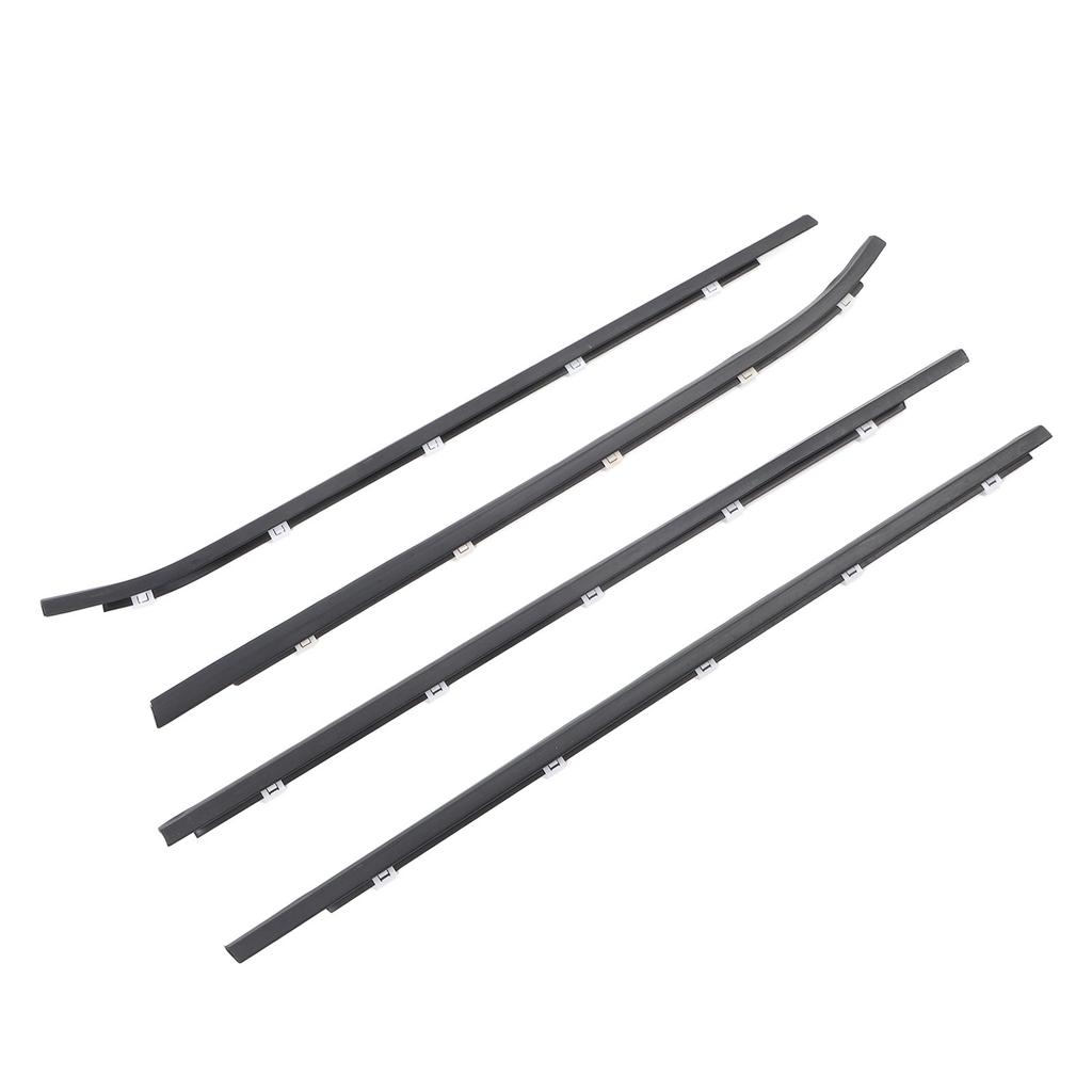 4PCS Car Door Window Weatherstrip Windproof Dustproof Water Resistant Decorative 82210 2L000 for