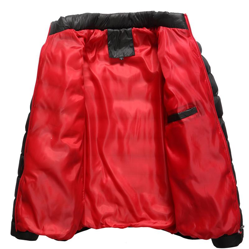 Men's Winter Cotton-Padded Jacket, New Korean Style, Trendy Cold-Weather Coat for Teens, Handsome Autumn and Winter Apparel.