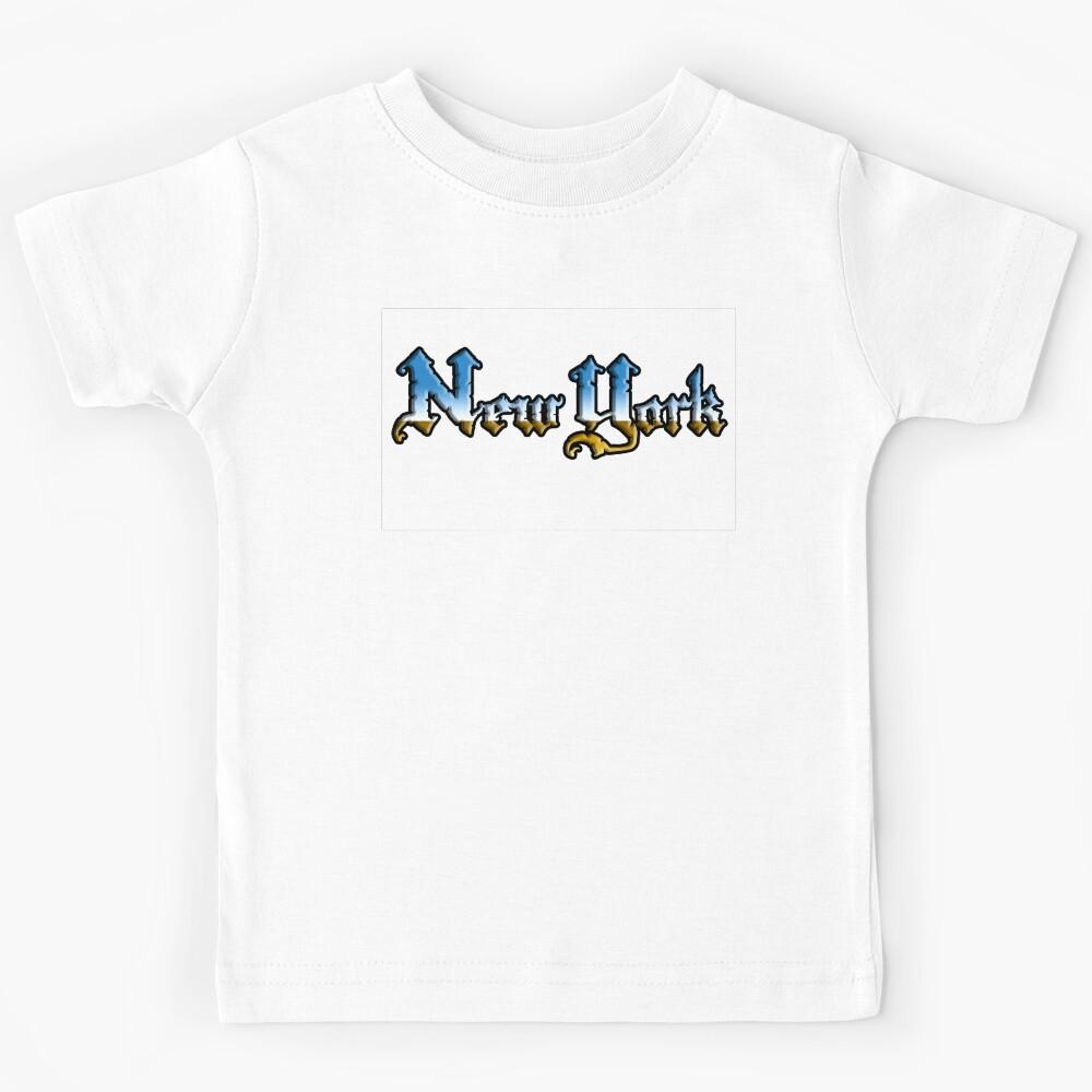 New York chrome style Kids T-Shirt 140